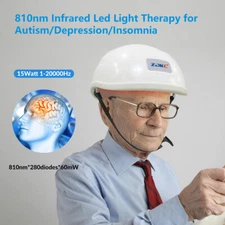 810nm Led Red Infrared Light Therapy Photobiomodulation for Brain Helmet Offer