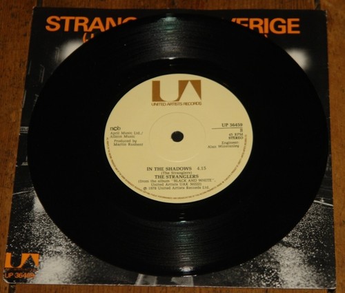 THE STRANGLERS ~ SVERIGE b/w IN THE SHADOWS ~ SWEDEN 7" 1978 PUNK - Picture 5 of 6