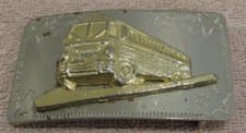 Vintage Bus Transportation Driver Belt Buckle