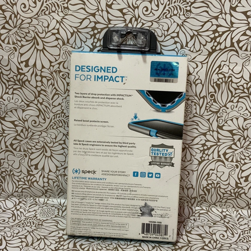 📀 Empuñadura Speck Presidio Google Pixel 2 - Negra Foto 3 de 3