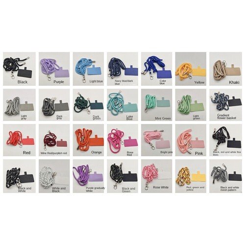 Universal Phone Lanyard Phone Strap for iPhone 15 14 Pro Max/ Xiaomi 13 - Photo 5 sur 9