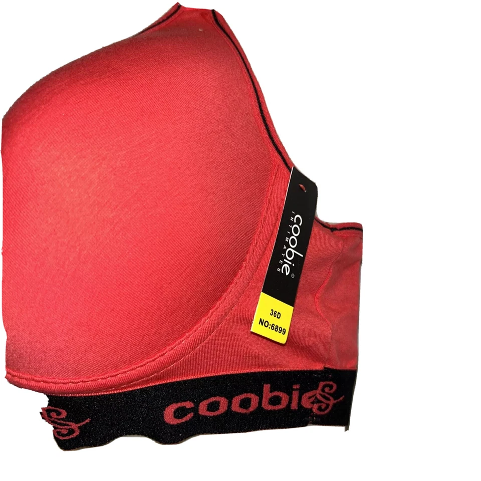 Женский бюстгальтер Coobie, красный, 36D - Изображение 3 из 4