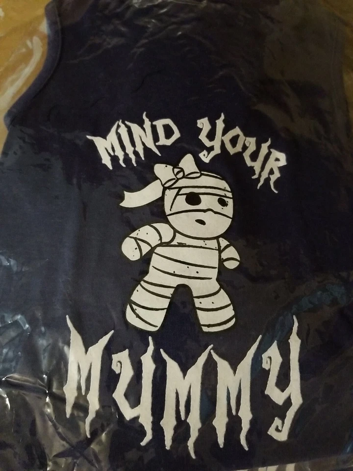 Halloween Dog Costume Glow in the Dark Navy Blue Small - Image 4 of 4