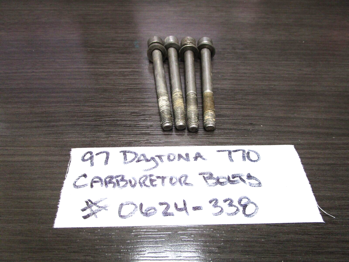 97 TIGERSHARK DAYTONA 770 CARBURETOR BOLTS (SET OF 4) 0624-338 | eBay