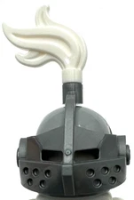 Lego New Light Bluish Gray Minifigure Visor Pointed Headgear Helmet Part