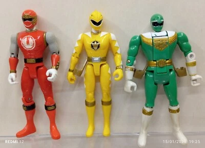 LOT DE 03 FIGURINES POWER RANGERS Années 90-2000 BANDAI - Photo 1/3