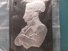 napoleon bonaparte DIECAST METAL BAS-RELIEF