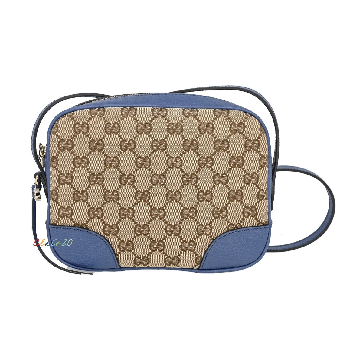 Buy Gucci Gucci Beige Brown Canvas Leather GG BREE Crossbody Camera Bag  449413 2023 Online