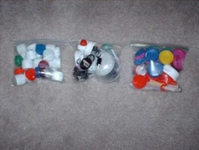 Lot Of Arts and Crafts Supplies 3 Full Assorted Bags - Recycle Repurpose Reuse 