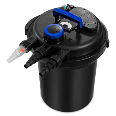 Pond Pressure Bio Filter 4000GAL With 13W UV Sterilizer Light 10000L Koi Water