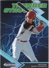 2022 Panini Prizm Draft Picks Silver Prizm Thunderstruck #TH-MR Mikey Romero