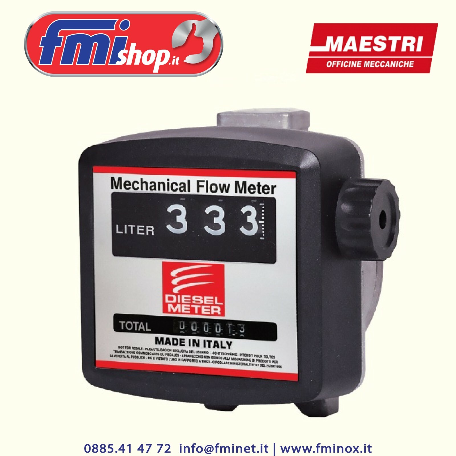 Contalitri Meccanico Diesel Mod. 802 MAESTRI | Emozione in Meccanica