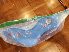 one (1) blue decorated RIDE ALONG BUDDY Bike Seat FOR stuffed animal or doll NEW