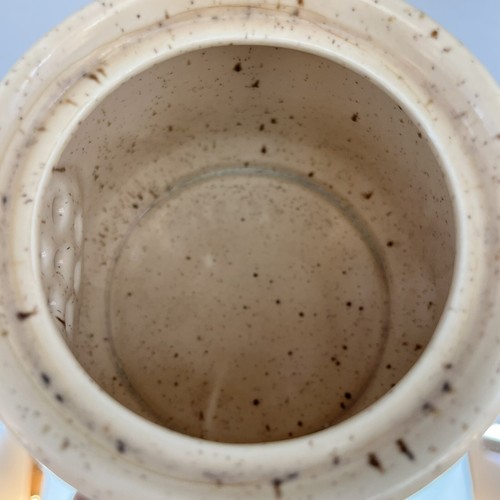 MidCentury Sadler Vintage Stoneware Pottery Cream Floral Tea Pot Teapot England - Picture 6 of 8