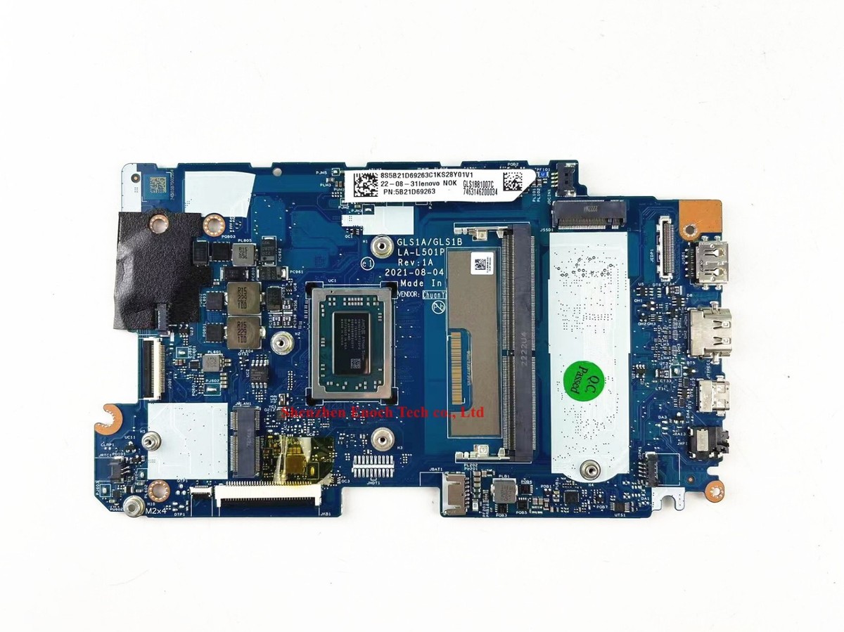 5B21D69263 LA-L501P Lenovo IdeaPad 1 15ADA7 AMD 3050U Motherboard