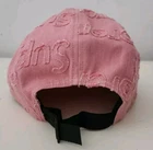 SS24 Supreme Lasered Denim Camp Cap Cotton Hat Pink