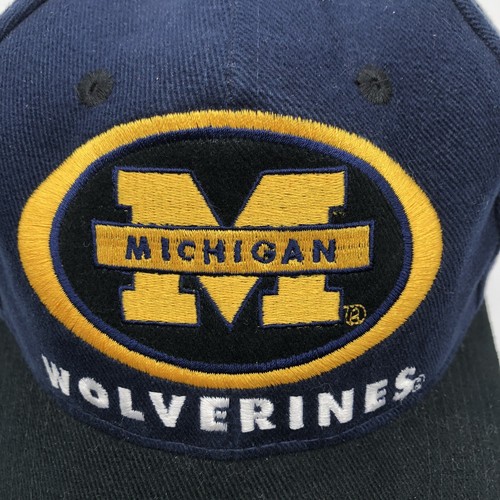 Michigan Wolverines Mütze Druckknopflasche Einheitsgröße Drew Pearson - Vintage - Bild 2 von 13