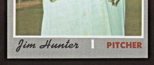 1970 Topps Jim Hunter #565 EX/MT++ Sharp, minor wear, see description 14489 - Picture 4 of 4