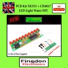 Easy Kit einstellbare Geschwindigkeit NE555 + CD4017 laufendes LED-Licht zum Selbermachen UK Verkäufer.