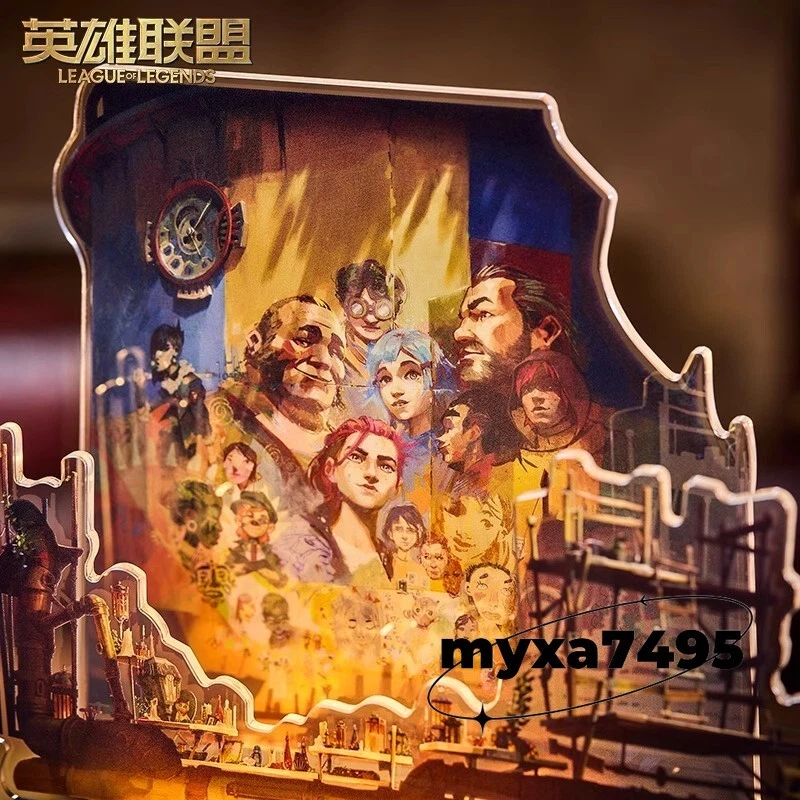 Lâmpada Arcane:League of Legends oficial luz noturna LOL presentes infantis novo modelo decoração - Imagem 3 de 4