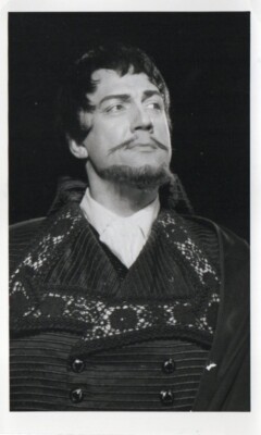 Forbes Robinson als Don Giovanni, Autogramm, signiert, Llanishen, ca 9 x 14 cm