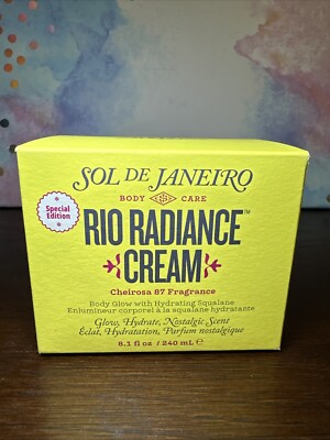 Sol de Janeiro Rio Radiance Cream 87 Body Glow With Hydrating Squalane 8.1 Fl Oz