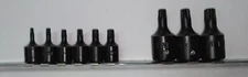 OEM 9 pc Torx Star Bit Set T-10 thru T-50  w/ Storage Rail 45007