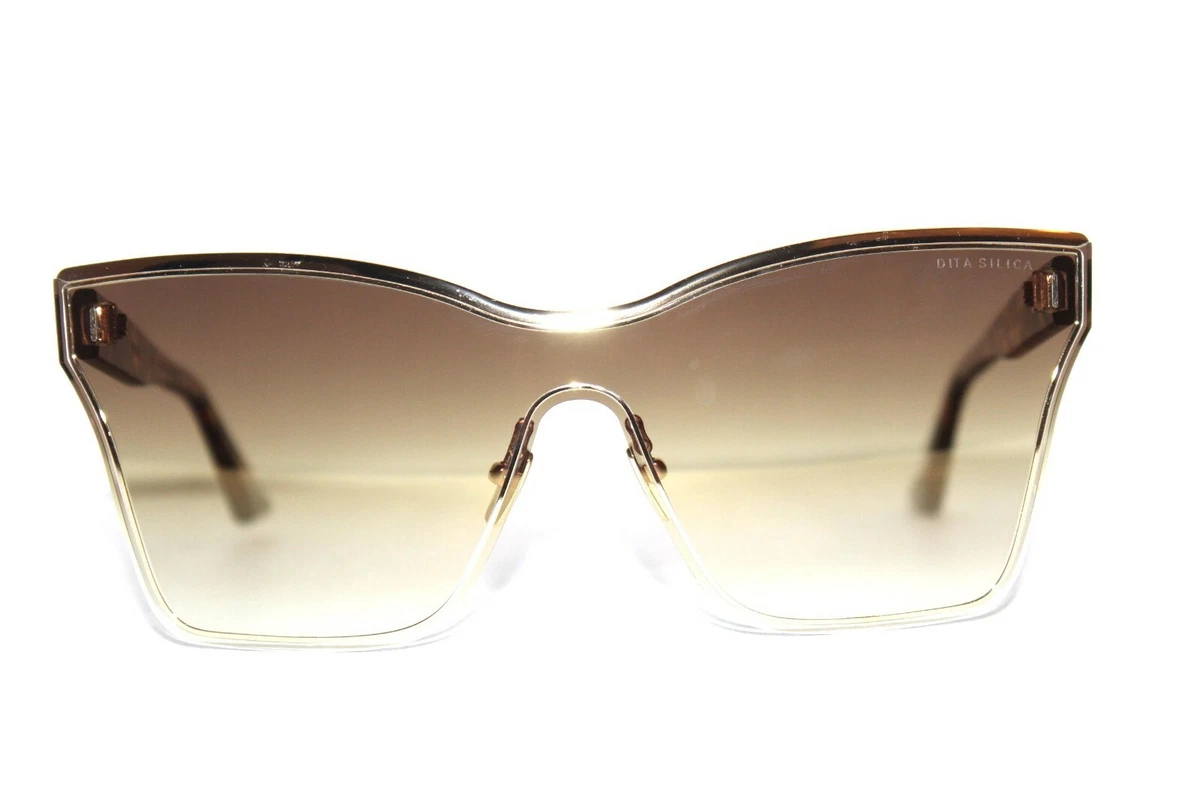 DITA SILICA DTS 508 GLD-TKT BROWN GOLD TORTOISE AUTHENTIC SUNGLASSES 145 MM