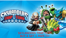Skylanders Trap Team CHARACTERS AND TRAPS BUY 4 GET 1 FREE