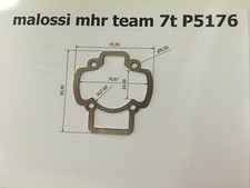 Basetta guarnizione spessore scooter piaggio malossi mhr team 7t elaboraz  5MM