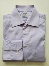 IKE Behar Men Dress Shirt. Made In USA. 15.5"