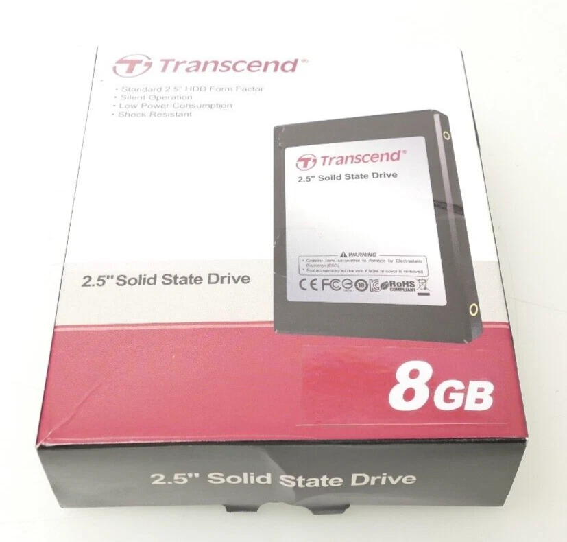 Transcend 8GB 2.5" Solid State Drive TS8GSSD25-S - Image 2 of 3