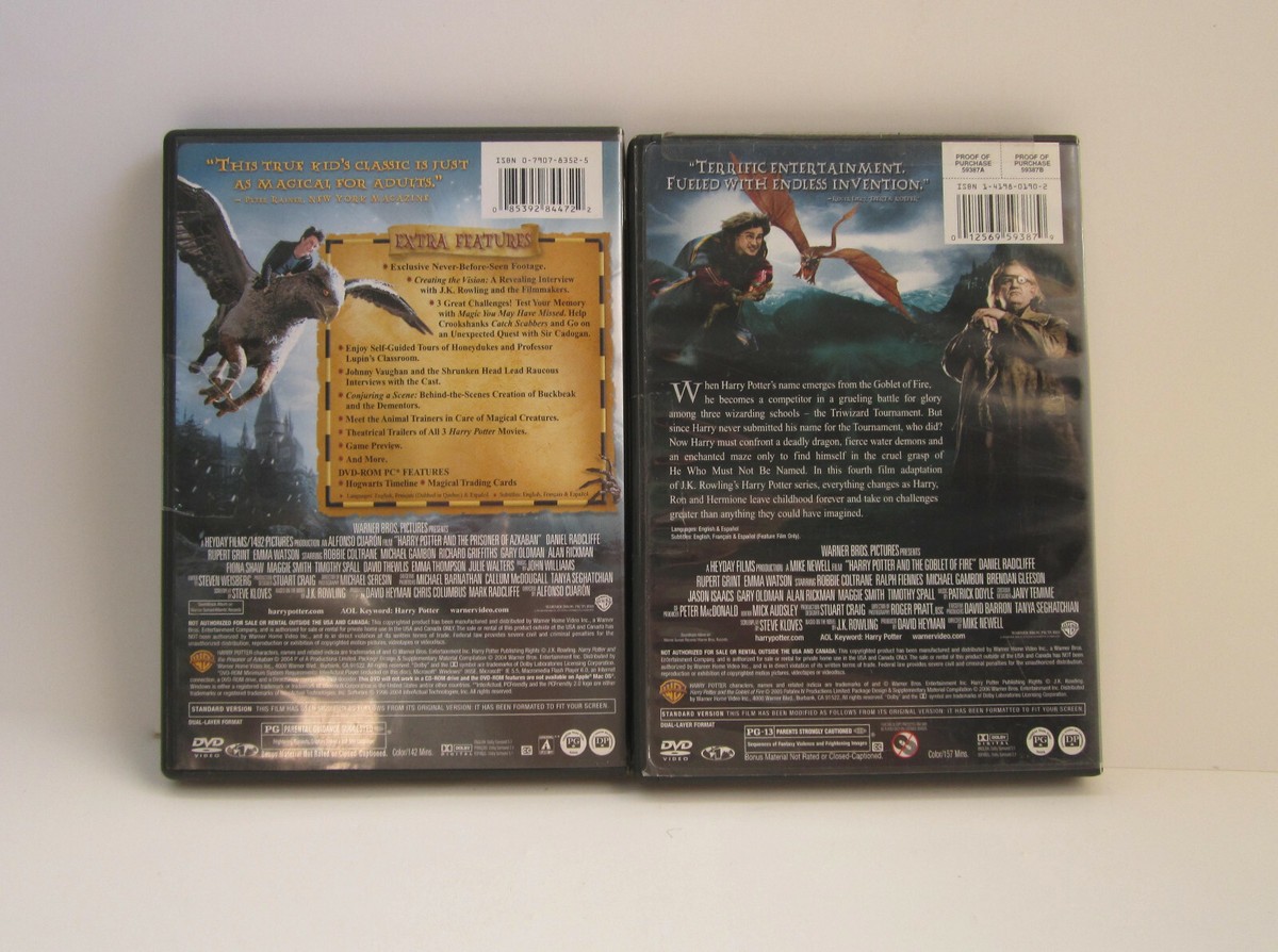 その他 Harry Potter and the Prisioner of Azkaban / Harry Potter and the Goblet of Fire [DVD] Harry Potter: Prisoner of Azkaban & Goblet of Fire (DVD, Set
