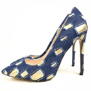 dark blue ladies shoes