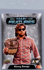 2022 Upper Deck AEW #MF-1 Kenny Omega Main Features Silver