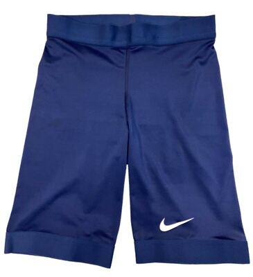 Nike Men's Pro Elite 1/2 Length Medalist Training Tights (Navy/White) 848912-429