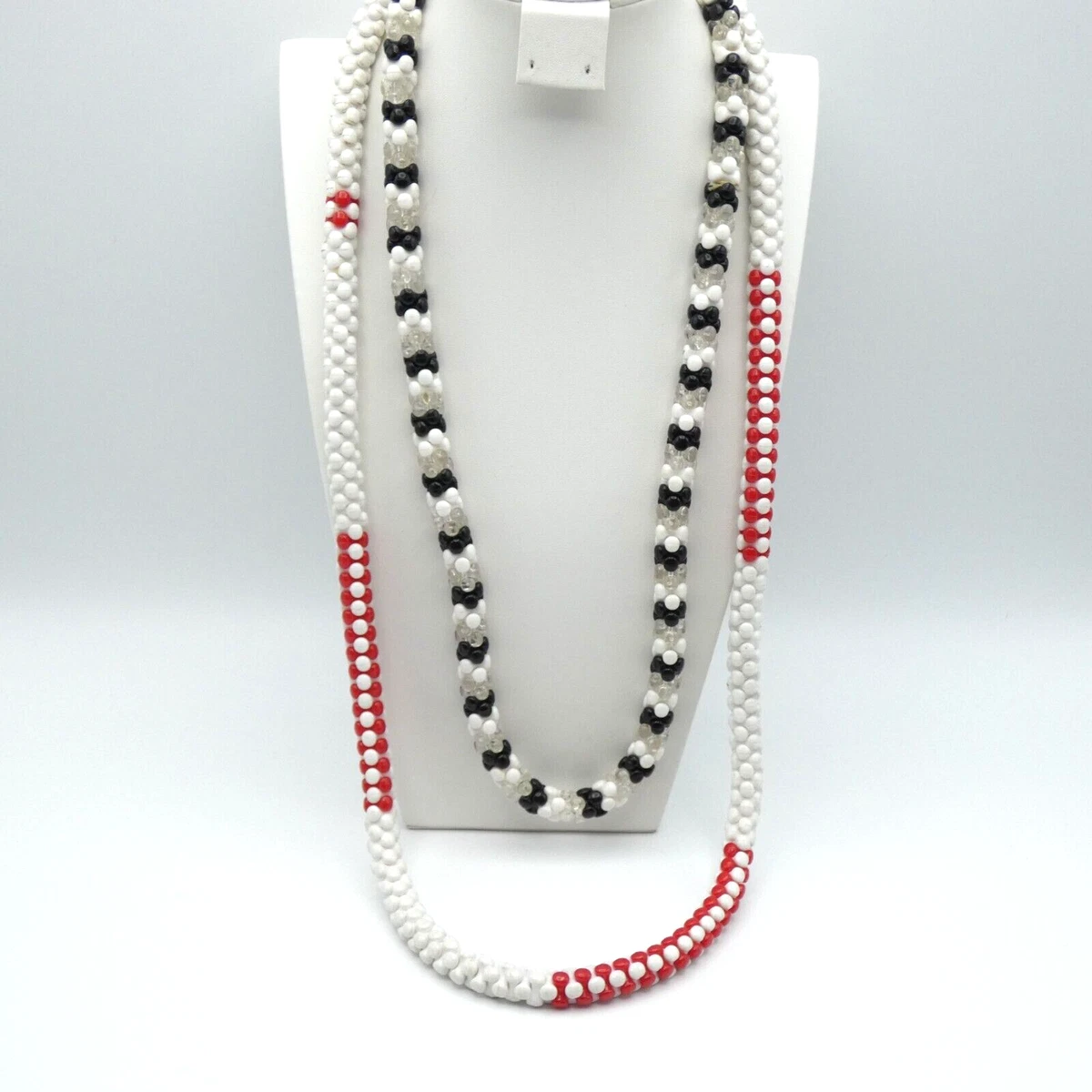 Vintage pop shop bead necklace