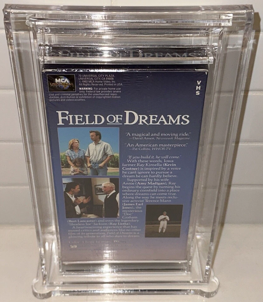 Field of Dreams VHS Beckett Graded 8.5 / Seal A VHSDNA McDonalds Promotion Promo - Image 3 of 3
