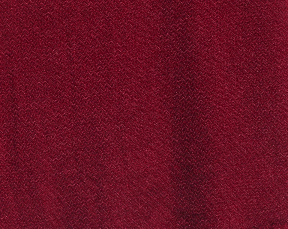 Cachemira|Chal/Envoltura|2 capas|Telar a mano|Nepal|Mini espiga|Rojo rubí Foto 4 de 4