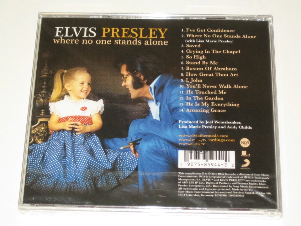 CD Elvis Presley - Where No One Stands Alone (2018 RCA EU) - Bild 3 von 3