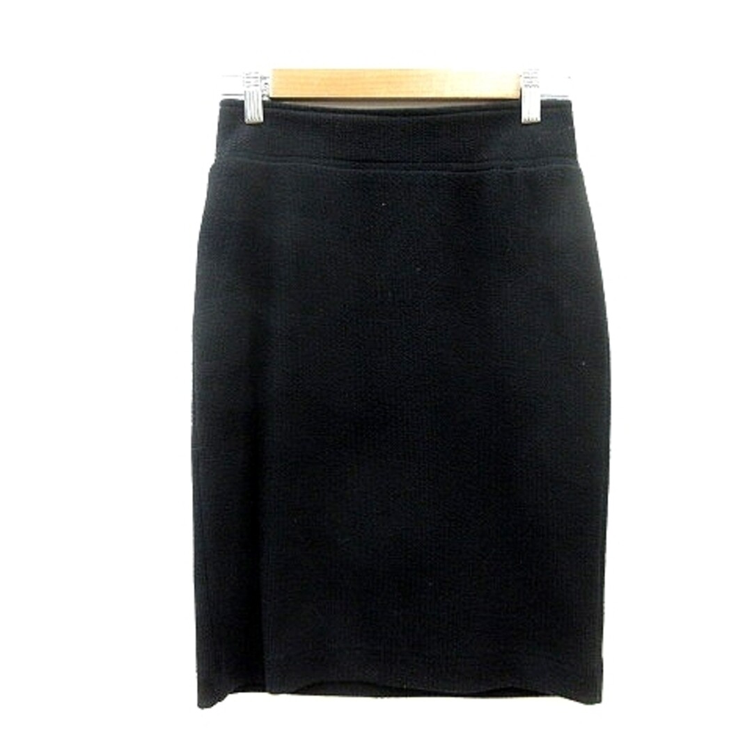 美品❣️ＲＯＳＥＢＵＤ ROSEBUD ROSE BUD Tight Skirt Knee Length F Black MN Used