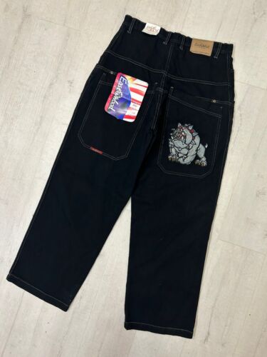 VTG EASTWOOD DENIM JEANS VINTAGE MENS SIZE 32X30 JNCO STYLE DOG Y2K