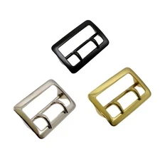 JAY-PEE Solid Brass Sam Browne Replacement Belt Buckle Black Chrome Brass