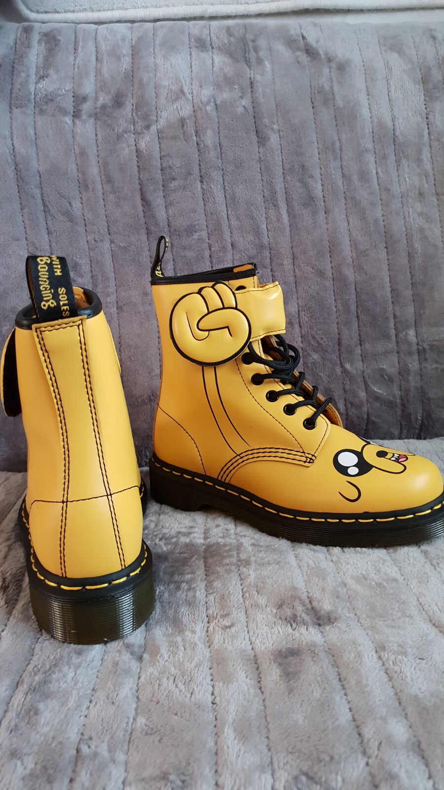 BNWB Dr Martens  1460 Adventure  Time Jake Boots, Size UK 4/37 RARE! image 3