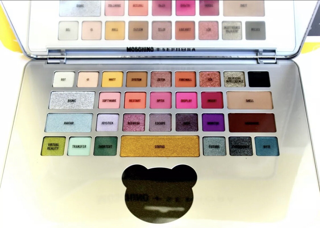 moschino sephora laptop palette