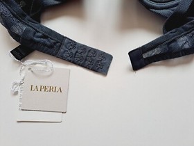 NEW La Perla Grey Lingerie Set Push-up Bra Size 32 D and Underwear Size XS