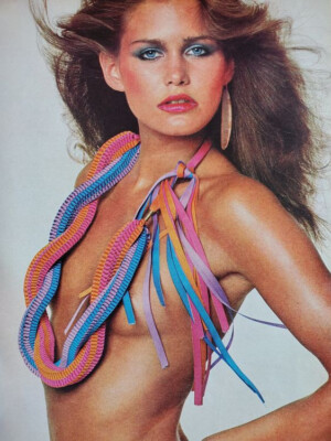 1979 Harper's Bazaar S Smith IMAN Christie Brinkley Juli Foster C Tiegs P Hansen