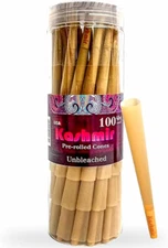 100 Pcs Pre Rolled Cones Rolling Papers King Rolling Cones Unbleached Rolling Pa