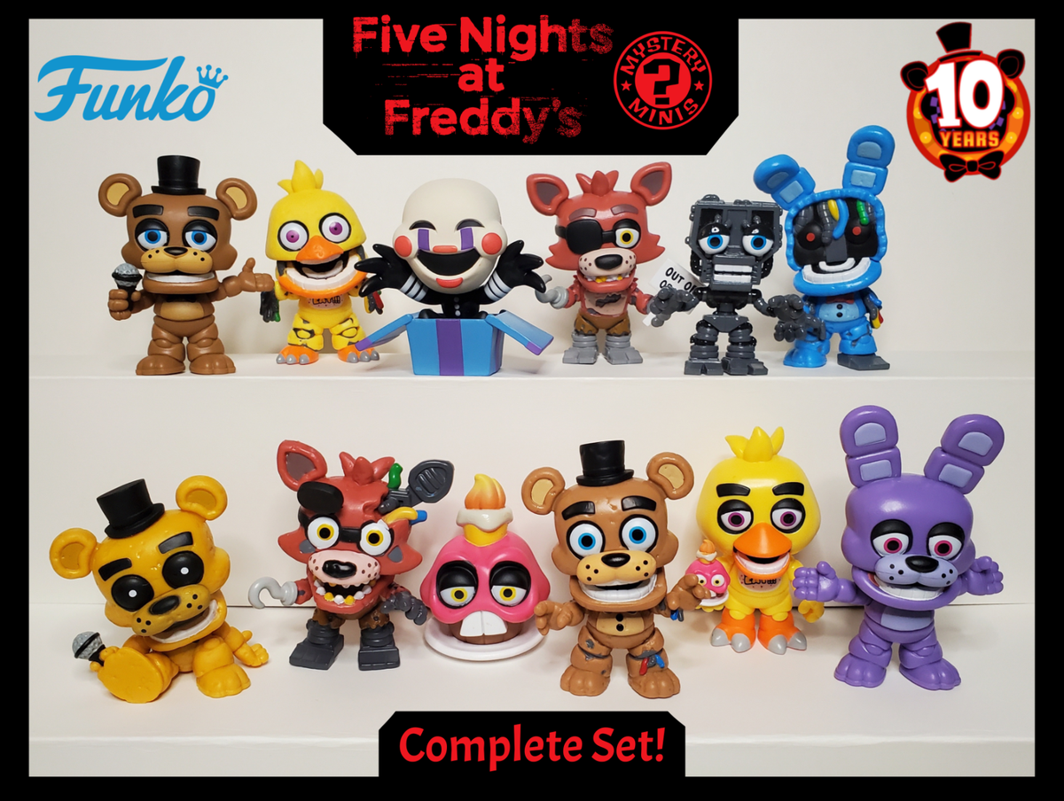 ゲームキャラクター five nights at freddy's10th MYSTERYMINIS Funko Five Nights at Freddy's 10th Anniversary Mystery Minis Blind