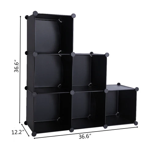 6-Cube Closet Organizer Storage Shelves Cubes Organizer DIY Closet Cabinet New - Picture 6 of 15